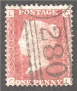 Great Britain Scott 33 Used Plate 91 - CL